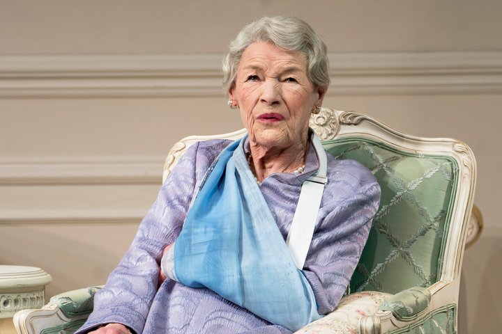 Glenda Jackson on stage in Three Tall Women on Broadway