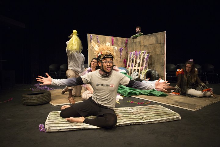Actor playing Bottom in A Midsummer Night's Dream at RADA